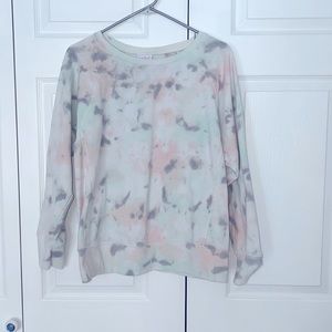 Small Isabel Maternity Long Sleeve Multicolored Sweater - TieDye Maternity